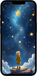 Силиконовый чехол Маленький принц для Apple iPhone 14 - 6326u-2648 изображение 