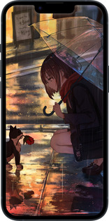 Силіконовий чехол Anime для Apple iPhone 14 - 6609u-2648 изображение 