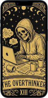 Силиконовый чехол The Overthinker для Apple iPhone 14 - 6774u-2648 изображение 