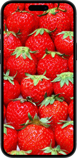 TPU чехол Клубника для Apple iPhone 15 Plus - 6020b-3097 изображение 