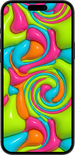 TPU чехол Y2K Jelly Dream для Apple iPhone 15 Plus - 6780b-3097 изображение 