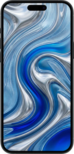 TPU чехол Liquid Chrome для Apple iPhone 15 Plus - 6781b-3097 изображение 