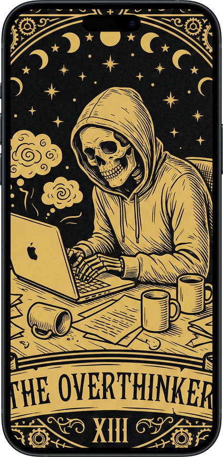 TPU чехол The Overthinker для Apple iPhone 15 Plus - 6774b-3097 изображение 