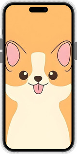 Чехол Bumper чехол Милый пес для Apple iPhone 15 Plus - 6296pc-3097 изображение 