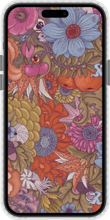 Чехол Bumper чехол Абстрактные цветы для Apple iPhone 15 Plus - 6526pc-3097 изображение 