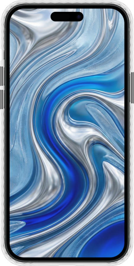 Чохол Bumper чехол Liquid Chrome для Apple iPhone 15 Plus - 6781pc-3097 изображение 