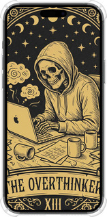 Силикон с усиленными углами чехол The Overthinker для Apple iPhone 15 Plus - 6774sp-3097 изображение 