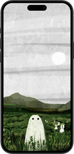 Силиконовый чехол Привидение для Apple iPhone 15 Plus - 6492u-3097 изображение 