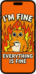 Силіконовий чехол Funny Cat для Apple iPhone 15 Plus - 6786u-3097 изображение 