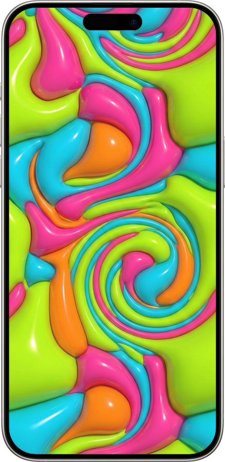 TPU чехол Y2K Jelly Dream для Apple iPhone 15 Pro Max - 6780b-3098 изображение 