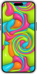 Чохол Bumper чехол Y2K Jelly Dream для Apple iPhone 15 Pro Max - 6780pc-3098 изображение 