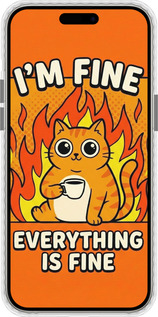 Чехол Bumper MagSafe чехол Funny Cat для Apple iPhone 15 Pro Max - 6786pm-3098 изображение 