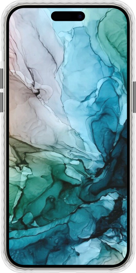 Чехол Bumper MagSafe чехол С красочной абстрактной картиной Соленые берега для Apple iPhone 15 Pro Max - 6405pm-3098 изображение 