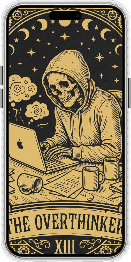 Чехол Bumper MagSafe чехол The Overthinker для Apple iPhone 15 Pro Max - 6774pm-3098 изображение 