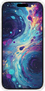 Силіконовий протиударний с посиленими кутами чехол Арт акварель для Apple iPhone 15 Pro Max - 6329sp-3098 изображение 