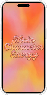 Силикон с усиленными углами чехол Aura Gradient Main Character Energy Aesthetic Y2K для Apple iPhone 15 Pro Max - 6783sp-3098 изображение 