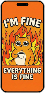 Силиконовый чехол Funny Cat для Apple iPhone 15 Pro Max - 6786u-3098 изображение 