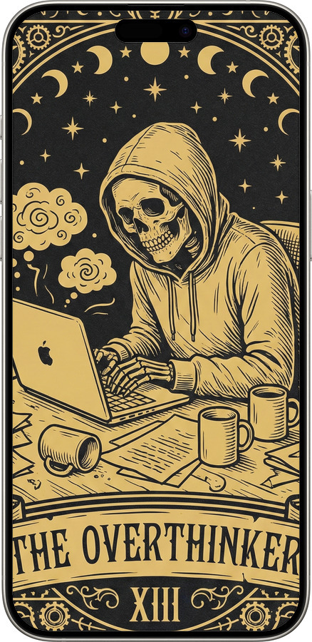 Силиконовый чехол The Overthinker для Apple iPhone 15 Pro Max - 6774u-3098 изображение 