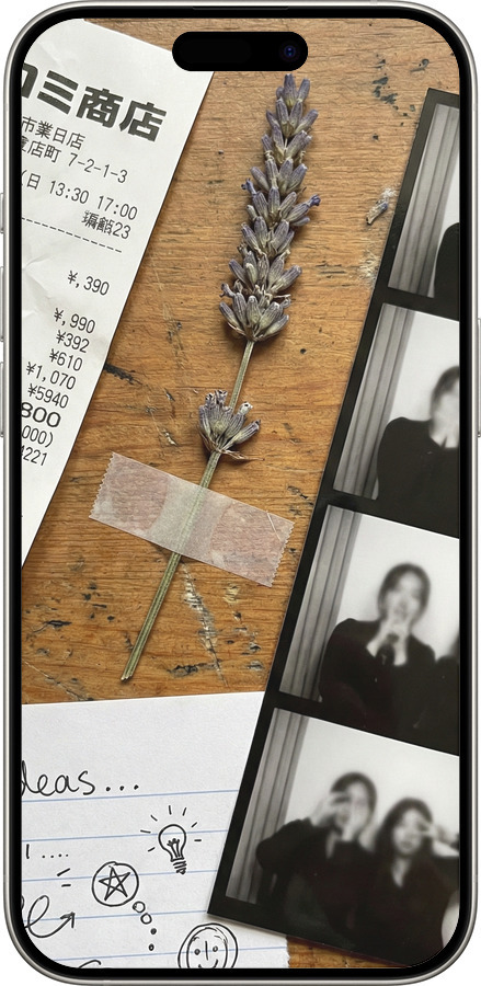 TPU чехол Aesthetic Scrapbook Collage для Apple iPhone 15 Pro - 6773b-3096 изображение 