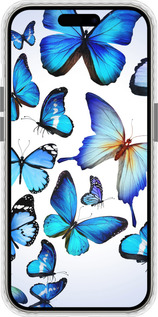 Чехол Bumper чехол Бабочки для Apple iPhone 15 Pro - 6023pc-3096 изображение 