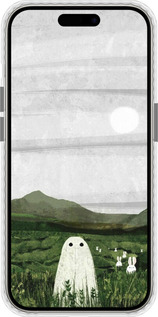 Чехол Bumper чехол Привидение для Apple iPhone 15 Pro - 6492pc-3096 изображение 