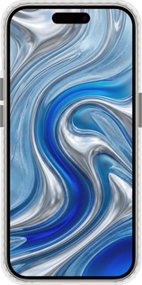 Чехол Bumper чехол Liquid Chrome для Apple iPhone 15 Pro - 6781pc-3096 изображение 