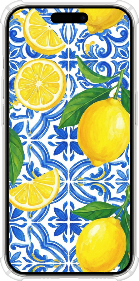 Силикон с усиленными углами чехол Grocery Girl Italian Summer для Apple iPhone 15 Pro - 6766sp-3096 изображение 