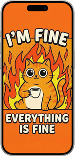 Силіконовий чехол Funny Cat для Apple iPhone 15 Pro - 6786u-3096 изображение 