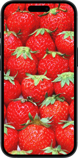TPU чехол Полуниця для Apple iPhone 15 - 6020b-3075 изображение 