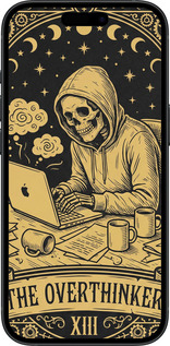 TPU чехол The Overthinker для Apple iPhone 15 - 6774b-3075 изображение 