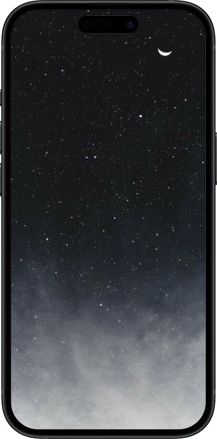 TPU чехол Сині хмари, Синій місяць для Apple iPhone 15 - 6396b-3075 изображение 