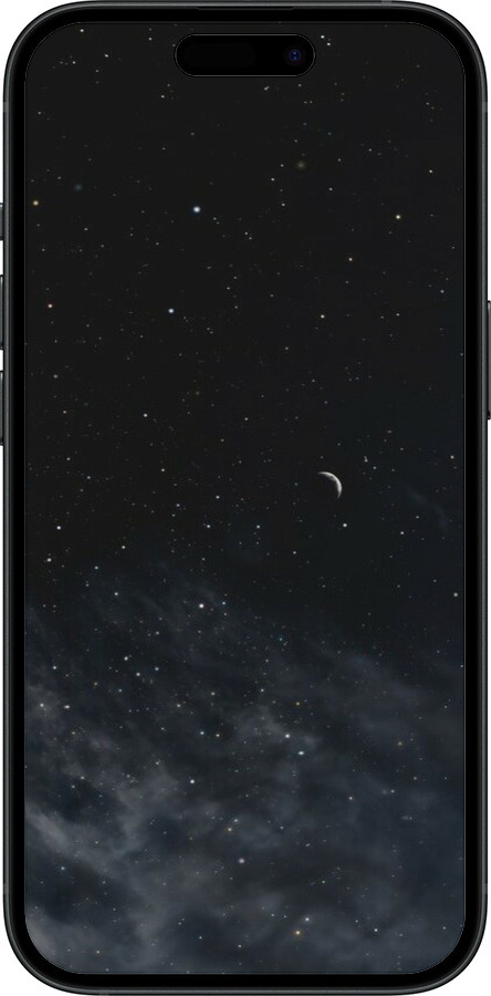 TPU чехол Ночное небо для Apple iPhone 15 - 6451b-3075 изображение 