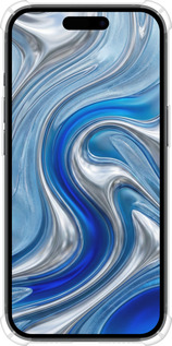 Силикон с усиленными углами чехол Liquid Chrome для Apple iPhone 15 - 6781sp-3075 изображение 