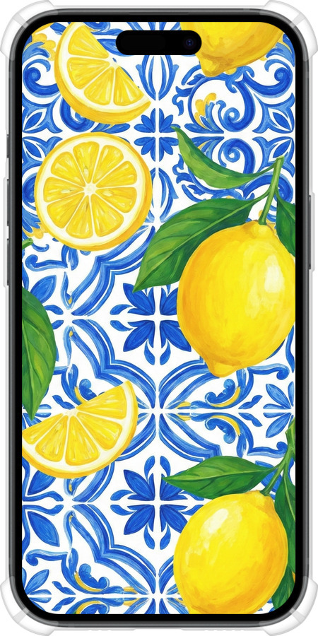 Силіконовий протиударний с посиленими кутами чехол Grocery Girl Italian Summer для Apple iPhone 15 - 6766sp-3075 изображение 