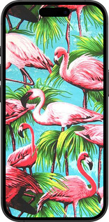 TPU чехол Tropical background для Apple iPhone 16 Plus - 4016b-3714 изображение 
