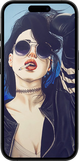 TPU чехол Дівчина на стилі для Apple iPhone 16 Plus - 4151b-3714 изображение 
