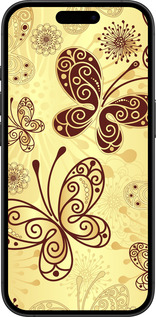 TPU чехол Красивые бабочки для Apple iPhone 16 Plus - 4170b-3714 изображение 