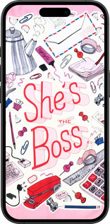 TPU чехол she's the  boss для Apple iPhone 16 Plus - 4254b-3714 изображение 