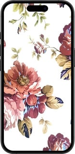 TPU чехол Vintage flowers для Apple iPhone 16 Plus - 4333b-3714 изображение 