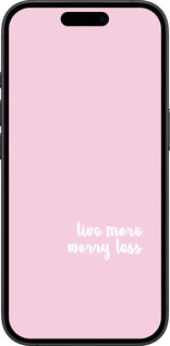 TPU чехол Живи больше для Apple iPhone 16 Plus - 4347b-3714 изображение 