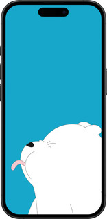 TPU чехол Мишка 1 для Apple iPhone 16 Plus - 4358b-3714 изображение 