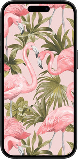 TPU чехол фламинго 2 для Apple iPhone 16 Plus - 4360b-3714 изображение 
