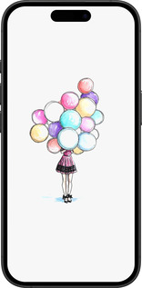 TPU чехол Шарики для Apple iPhone 16 Plus - 4387b-3714 изображение 