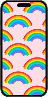 TPU чехол Rainbows для Apple iPhone 16 Plus - 4478b-3714 изображение 