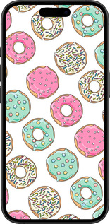 TPU чехол Пончики 1 для Apple iPhone 16 Plus - 4657b-3714 изображение 