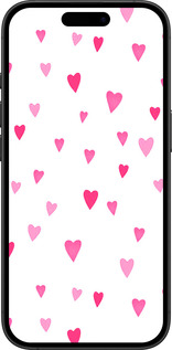 TPU чехол Сердечки 2 для Apple iPhone 16 Plus - 4763b-3714 изображение 