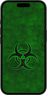 TPU чехол biohazard 30 для Apple iPhone 16 Plus - 4848b-3714 изображение 