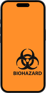 TPU чехол biohazard 33 для Apple iPhone 16 Plus - 4851b-3714 изображение 