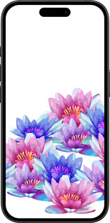 TPU чехол Лотос для Apple iPhone 16 Plus - 4862b-3714 изображение 