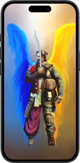 TPU чехол Воин-Ангел для Apple iPhone 16 Plus - 5317b-3714 изображение 